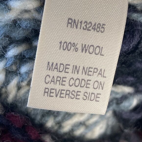 Territory Ahead Sweater Mens Medium Wool Valentine‎ Abstract Geo Multicolor - Picture 7 of 9